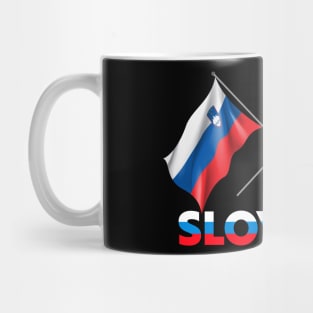 Slovenian Pride Flag T-Design Mug